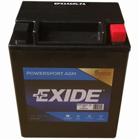 BATTERY SYSTEMS 12V Powersport Battery EPX14AHL-FA